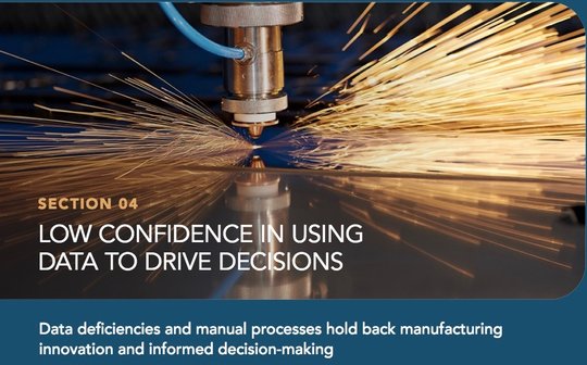 Nur 10 bis 15 Prozent der Kernprozesse seien vollständig automatisiert, zeigt die Studie von Censuswide «Manufacturing PulseSurvey 2025»…    (Bild: Studie/zVg)