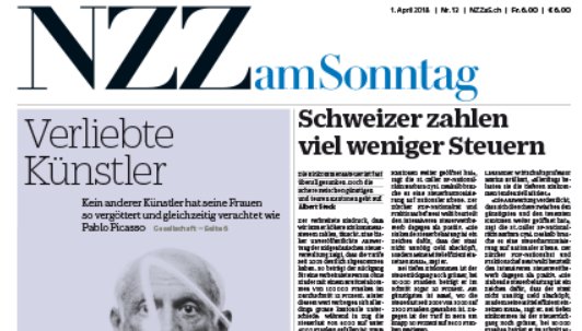 Das Ressort Wissen der «NZZ am Sonntag» muss gleich zwei Abgänge verkraften...