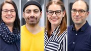 Die neue Redaktionsleitung der Freiburger Nachrichten AG: Imelda Ruffieux, Christian Holzer, Sarah Neuhaus und Fahrettin Calislar. (v.l.; Bild zVg)