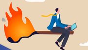Nach mir das Burn-out: Zwei Drittel der befragten Medienschaffenden geben an, sich «schon vor der Arbeit müde» zu fühlen. (Bild © OBS)