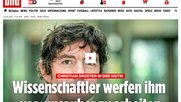 Von der «Bild» als Zeugen herangezogene Wissenschaftler distanzierten sich im Nachhinein von der Berichterstattung.