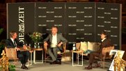 Giovanni di Lorenzo mit Jan Böhmermann und Markus Lanz im Live-Streaming des Talks über Macht und Ohnmacht des politischen Journalismus...            (Screenshot)