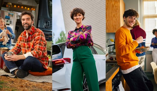 Luca, Mareen und Ben repräsentieren Solidarität, Kundennähe und «Versicherung nach Ihren Vorstellungen». (Bild zVg)