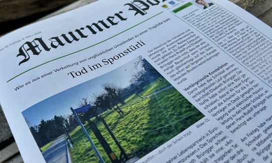 «Wie es aus einer Verkettung von unglücklichen Umständen zu einer Tragödie kam»: Gemeinde Maur und Redaktion «Maurmer Post» nun selber im Clinch... (Bild: ZüriOst/«Zürcher Oberländer»)