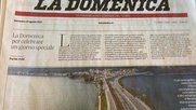 Der Tessiner Sonntagstitel wird als Wochenendbeilage in die Tageszeitung integriert... (Bild: Screenshot KR)