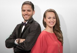Moderatoren-Duo Baumann und Havel