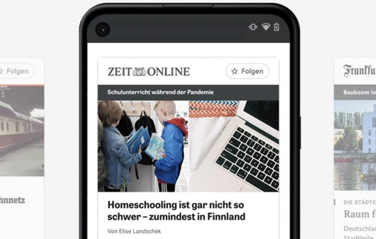 Mit sogenannten «Story-Panels» können die Verlage mehrere der von ihnen bereitgestellten Artikel im Newsfeed ihrer Leser zusammenzufassen...