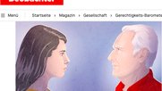 47 Prozent der Befragten finden den Umgang mit straffälligen Ausländern ungerecht... (Bild Screenshot beobachter.ch)