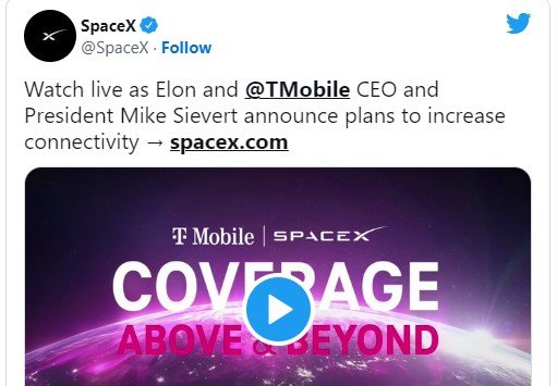 Elon Musk und Mike Sievert von T-Mobile sind miteinander im Gespräch, und dies nicht nur über das Handy, sondern konkret am Verhandlungstisch...