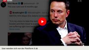 Einmal mehr betreibt SRF Meinungs- statt Informationsjournalismus und basht einseitig auf die Plattform von Elon Musk, X, ein... (Bild Screenshot SRF)