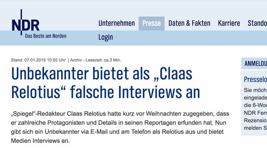 «Unser Mandant beabsichtigt derzeit keinerlei öffentliche Auftritte oder Interviews zu erteilen»...