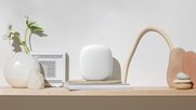 Google Nest Wifi Pro (Mitte) ist ein WLAN-System, das alle Heimverbindungen schneller und einfacher verwalten lässt...          (Bild: Google)