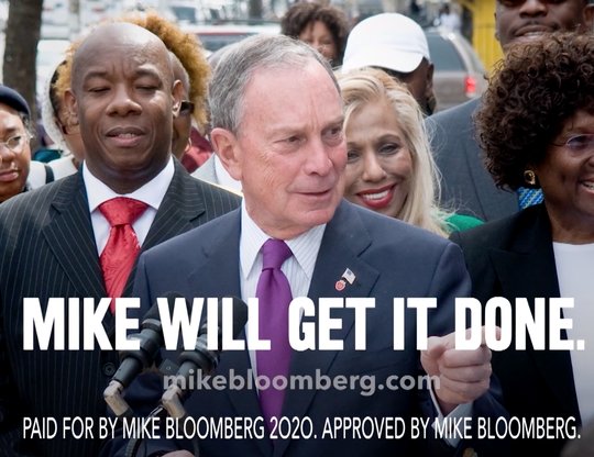 US-Multimilliardär Michael Bloomberg gab schon über 300 Millionen Dollar für den Wahlkampf aus...