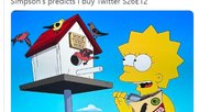 Der Beginn einer wunderbaren Freundschaft: Lisa Simpson und Elon Musk, der ihren Twitter-Vögelchen ein technisch besser ausgerüstetes Nest besorgt...