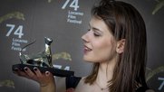 Anastasiya Krasovskaya aus Russland wurde im internationalen Wettbewerb mit «Gerda» für die beste weibliche Hauptrolle ausgezeichnet…     (Bild: Locarno Film Festival)