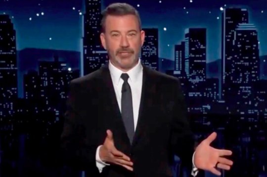 Kimmel kritisierte, dass das Trump-Lager versuche, den Fall Kirk politisch auszuschlachten... (Bild: Screenshot Klein Report)
