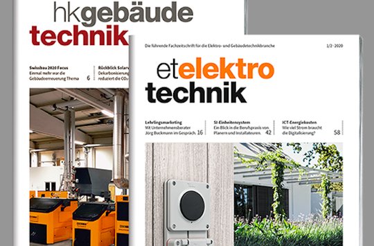  CH Media stösst technische Nischen-Zeitschriften ab, darunter die beiden Titel «HK-Gebäudetechnik» und «ET-Elektrotechnik». (Bild Screenshot fachtitel.ch)