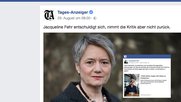 Jacqueline Fehr sagte «sorry». Zu wem?