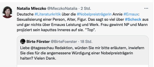 Annie-Ernaux-kriegt-den-Nobelpreis-und-Denis-Scheck-glanzt-mit-Sexismus-Klein-Report