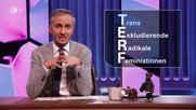 Böhmermann bezeichnet Frauen als Scheisshaufen und behauptet Allianz mit der totalitären Rechten. (Bildschirmfoto «ZDF Magazin Royal»)