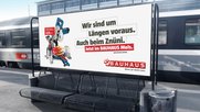 Die Agentur am Flughafen hat für Bauhaus mit grosser Kelle angerichtet...            (Bild: zVg)