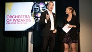 ADC-Präsident Thomas Wildberger und Christa Rigozzi, die durch die Award Night am Freitagabend führte...    (Bidl: ADC/zVg)