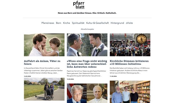 Druckauftrag für das Pfarrblatt Bern geht neu an die Merkur Medien AG in Langenthal...   (Screenshot: Pfarrblatt Bern)