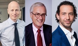 Walder, Michael Ringier und Robin Lingg (v.l.)