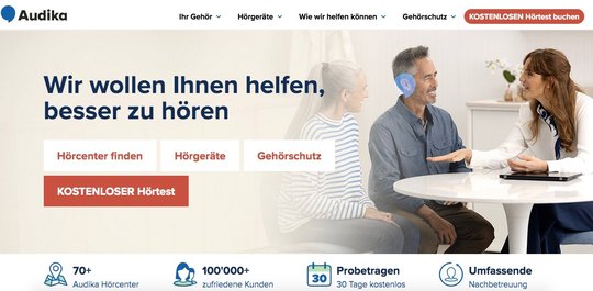 Nach der Konkurrenzpräsentation startet die Zusammenarbeit ab dem 3. Quartal für den Anbieter von hochwertigen Hörsystemen...   (Bild: Audika/Webs.)