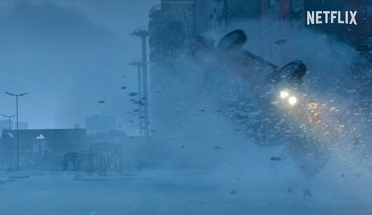 In der Produktion der Science-Fiction-Serie «El Eternauta» hat der Streaming-Dienst bestimmte Szenen mithilfe von KI produziert... (Bild: Screenshot Trailer Youtube)