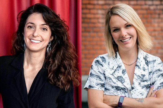 Céline Werdelis und Jenni Herren moderieren neu für Radio SRF 3…          (Bild: SRF)