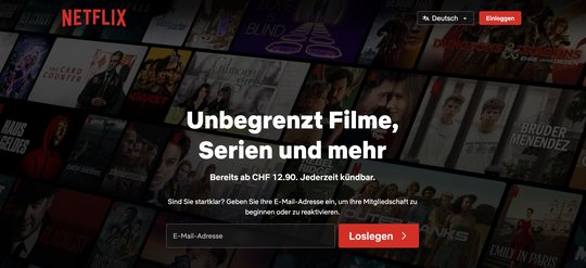 Netflix gewann im Q3 fünf Millionen Kunden dazu… (Bild: Screenshot netflix.com)