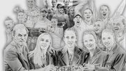 Mit dem Bleistift ebenso agil wie mit dem Racket: Gezeichnet wurden die digital zu erwerbenden Bilder von Tennis-Profi Valentina Ryser. (Bild zVg)