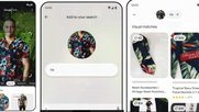 Suchen über Bilder: Ein Kleidungsstück wird fotografiert, dann zeigt mir die App, wo ich ein ähnliches Produkt im Online-Shop finden kann...            (Bildmontage Klein Report))