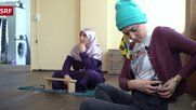 Die Reporterin hat in der beanstandeten Sendung eine Gruppe Musliminnen in einer Moschee getroffen...            (Screenshot Arena)