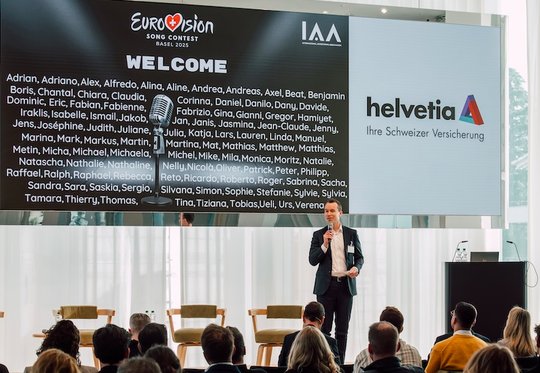 «Der Eurovision Song Contest ist auch ein bedeutendes wirtschaftliches Ereignis»: Markus Bucheli, IAA-Vorstand und Marketing-Chef der Helvetia... (Bild: zVg)