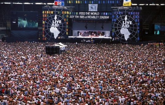 «Live Aid» hat damals 1,5 Milliarden Menschen berühren können....          (Bild: NME) 