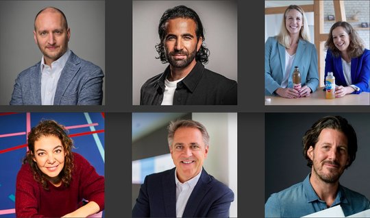 Gregor Eicher, Marco Greco, Sara Jermann und Angelika Leemann, Sonia Milici, Martin Schweikert und Martin Walthert sind nominiert... (v.o.l.; Bild: Screenshot Website)