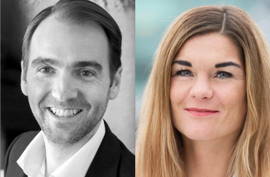 Neu an Bord des Verbands: Neo Advertisiong-CEO Christian Vaglio-Giors und APG-Kommunikationschefin Nadja Mühlemann (Bild zVg)