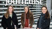 «Diese Auszeichnung ist auch ein Signal dafür, dass der Investigativjournalismus lebt und geschätzt wird», sagen Endres, Vögele und Peterhans (v.l.n.r.) zum Sieg... (Bild: «Schweizer Journalist»)