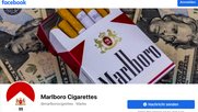 Tabakwerbung erreicht Jugendliche zielsicher auf den sozialen Medien. (Bild Screenshot Facebook)