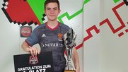 Spieler Leandro «Dufty» Curty darf sich nun FIFA-Schweizermeister 2020 nennen...