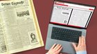 Die Online-Lesestube versammelt Schweizer Zeitungsartikel von 1780 bis zu unseren Tagen... (Bild: © NB / © Simon Schmid)