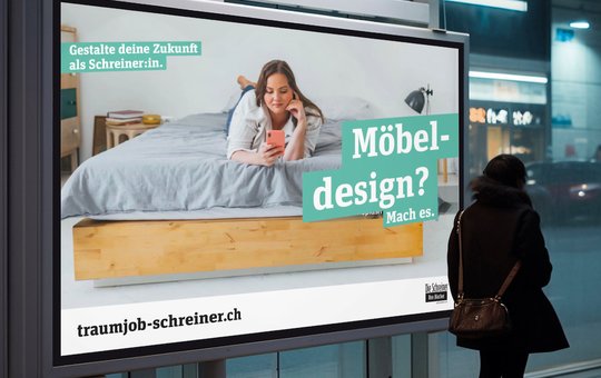 Der Schreinermeister-Verband will Lehrlinge anlocken und die Nachfrage nach Schreinerprodukten ankurbeln... (Bild: zVg / © VSSM)