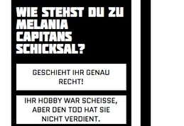 Melania Capitan war «Jagdbloggerin»