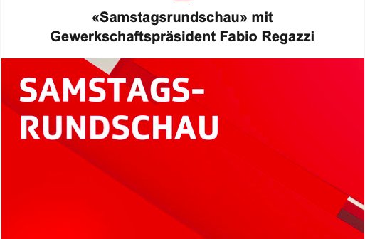 Finde den Fehler: Fabio Regazzi ist vieles, nur nicht Gewerkschaftspräsident.