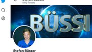 «Comedian, Radio- & TV-Host, Podcaster»: Nichts deutet auf SRF hin - und doch assoziieren die Twitter-User «Büssi» mit SRF. (Bild Screenshot)