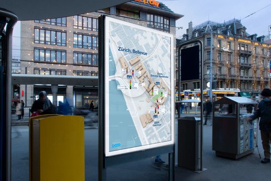 Die punktgenaue Auflistung sämtlicher Haltekanten im Plan soll beim Auffinden der richtigen Linie helfen...              (Bild: Evoq). 