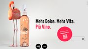 Der neue Più Vino Rosato: Webrepublic hat die DOOH-Kampagne für den Gastro-Unternehmer Bindella umgesetzt. (Bild zVg)