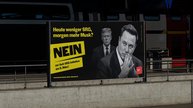 «Mehr Desinformation, mehr Fake News, mehr Musk und mehr Trump», so die Agentur Feinheit auf dem für die SP Schweiz entwickelten Visual... (Bild: zVg)
